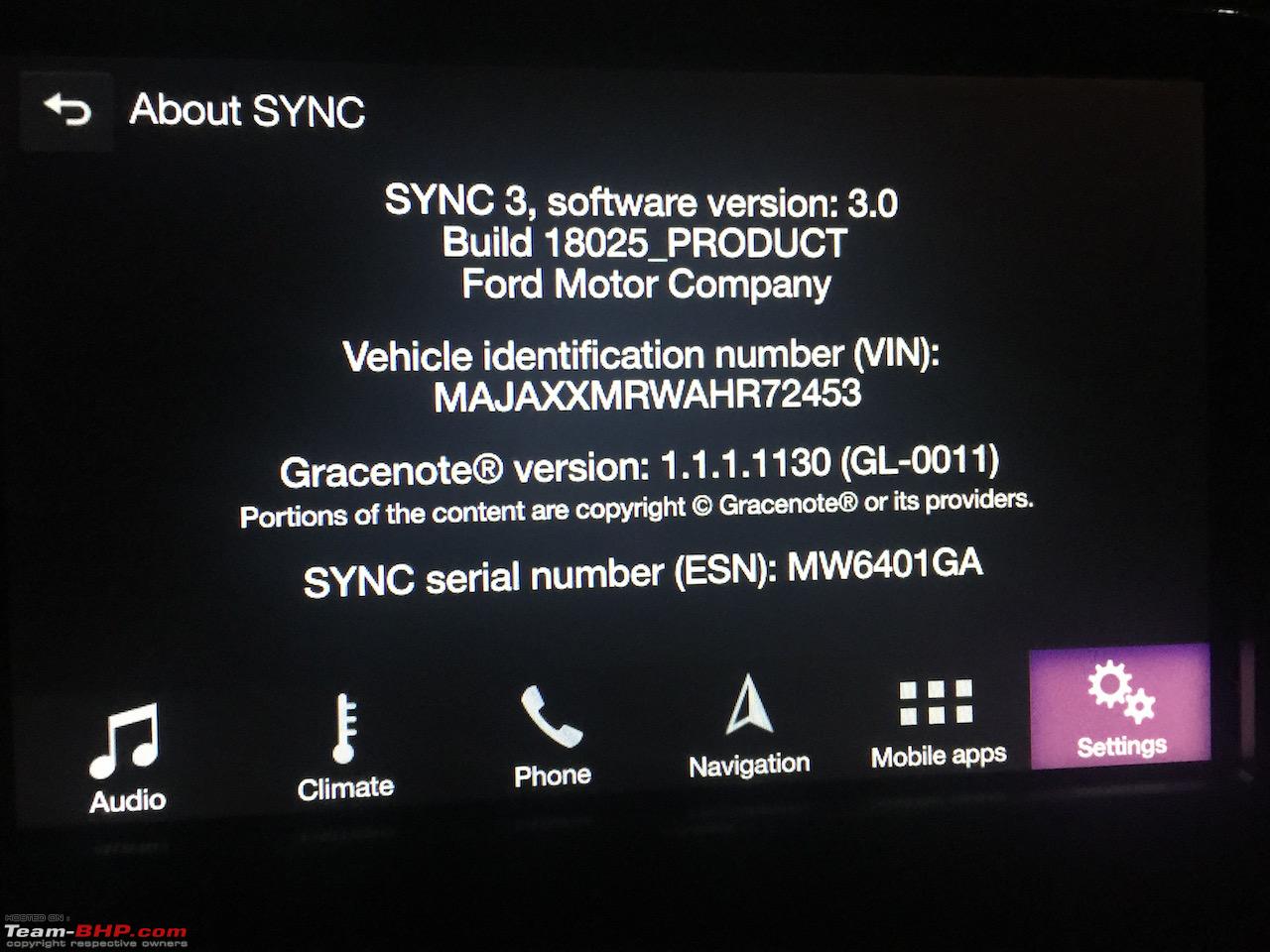 ford sync 3 update
